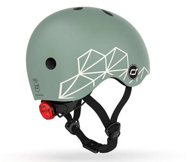Scoot & Ride Kask Ochronny XXS-S dla dzieci 1-5 lat Green Lines - 1039896 - zdjęcie 5